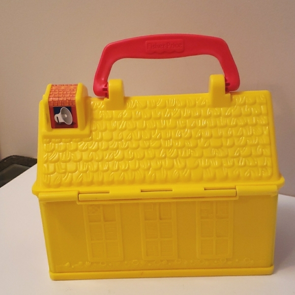 Vintage Fisher-Price Little People Go Fire Station carry case 2008 - Picture 4 of 9